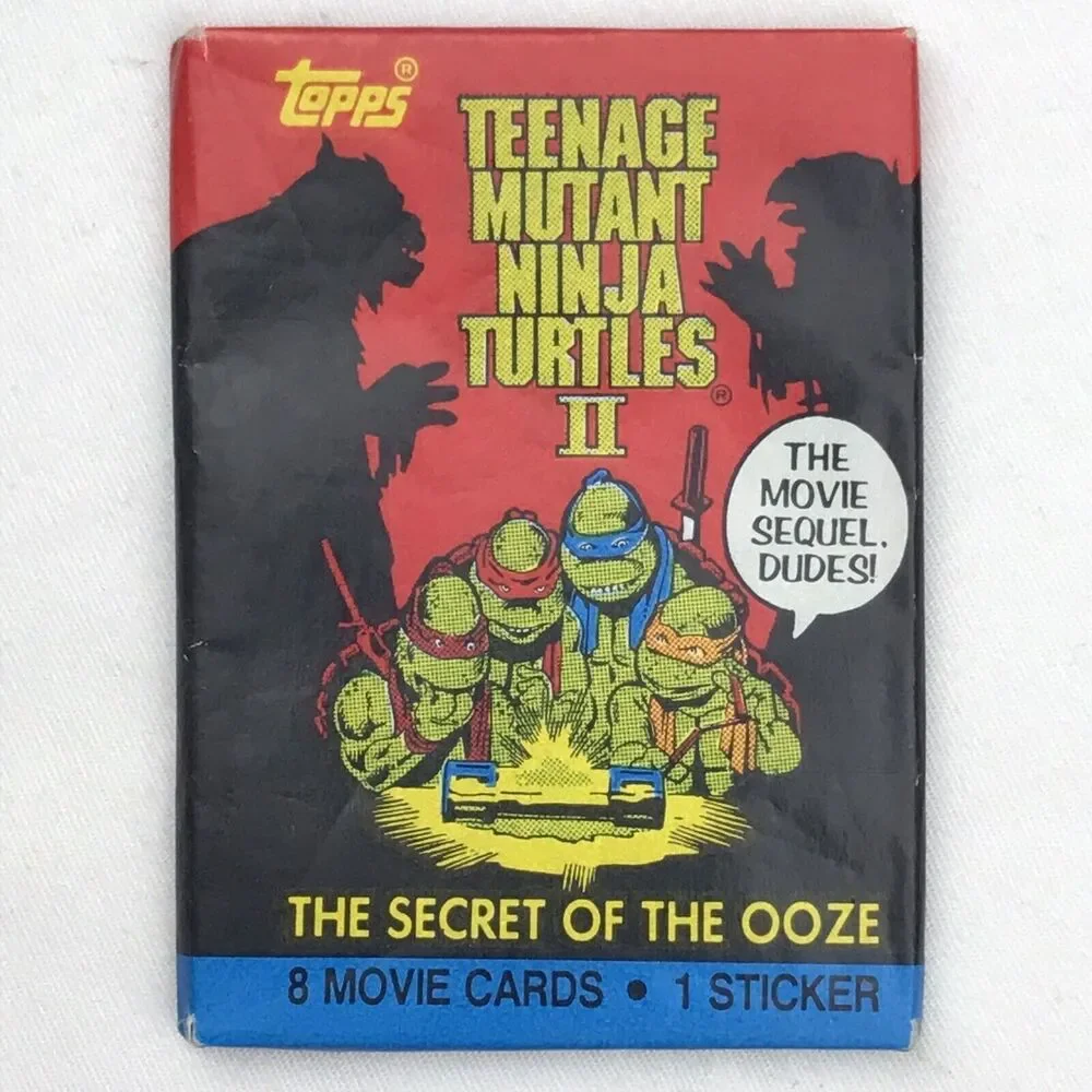 1991 Topps Teenage Mutant Ninja Turtles 2 The Secret Of The Ooze Movie Cards Wax